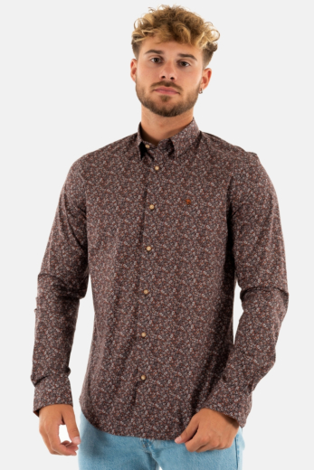 chemise benson and cherry signature brique