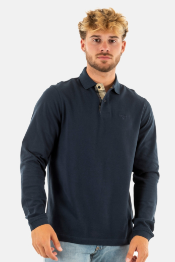 Polos manches longues barbour essential l/s sports ny91 navy