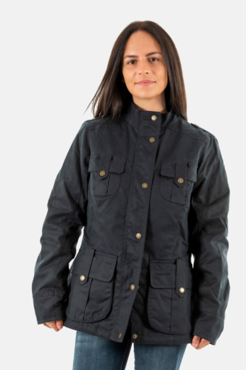 blousons et vestes barbour winter defence wax ny51 navy/classic