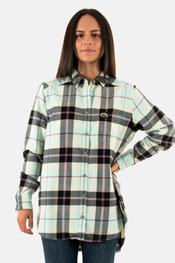 chemisier superdry w4010404a qzl aqua check