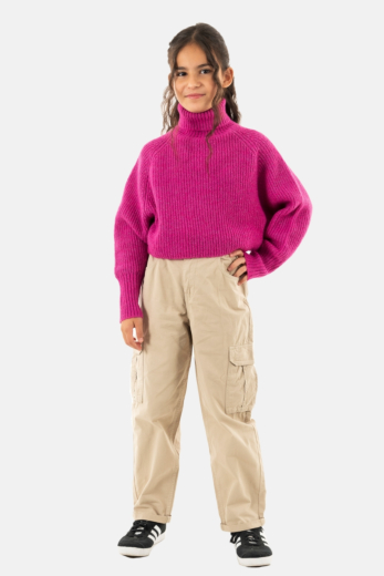 pantalons toile teddy smith holly 222 beige