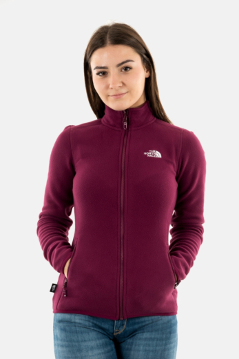 Sweat the north face women’s 100 glacier fz i0h1 boysenberry