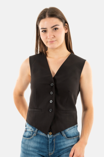gilets sans manche only lana-berry black
