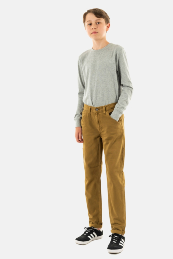 Pantalons teddy smith carpenter 561a leather brown