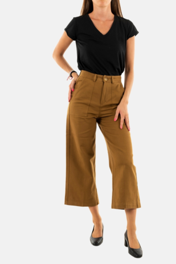 pantalons grace & mila leopold_22172 taupe