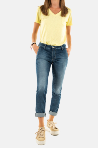 Pantalons please p07q 1670 blu denim