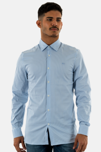Chemise lacoste ch0198 f6z blanc/panorama