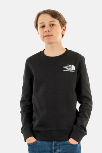 Sweat the north face graphic crew jk31 black