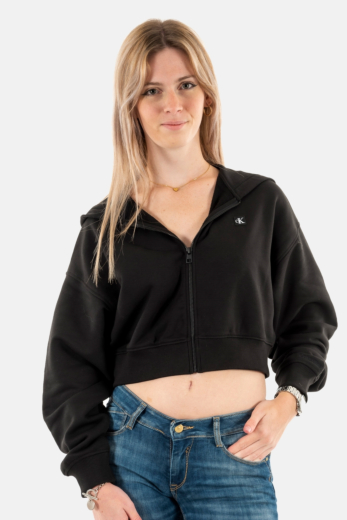 Sweat calvin klein jeans embro badge beh ck black