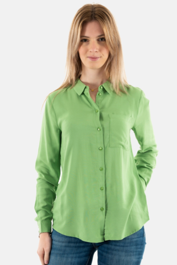 chemisier ichi main 156428 green tea