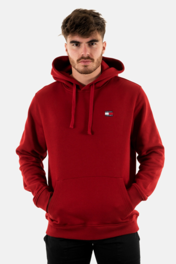 Sweat tommy jeans reg badge xmo magma red
