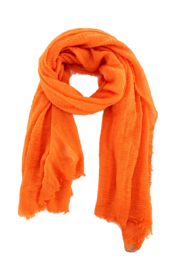 Echarpe only fluffa exotic orange