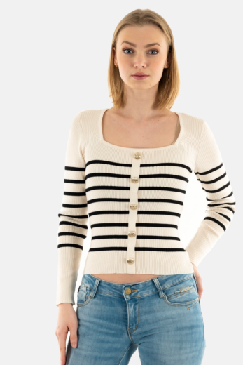 Gilets cardigans morgan 241-mlulu ecru