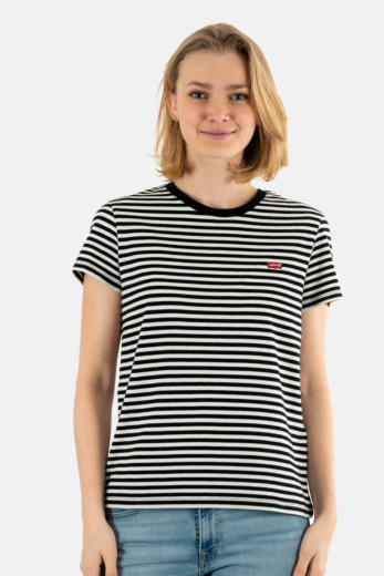 Tee shirt levi's® perfect tee 0087 raita stripe cavi
