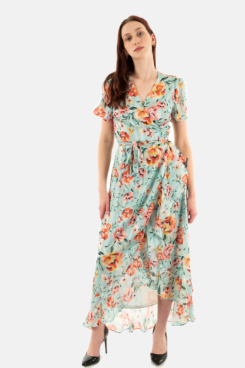 Robe guess jeans new juna p7ng rose meadows print