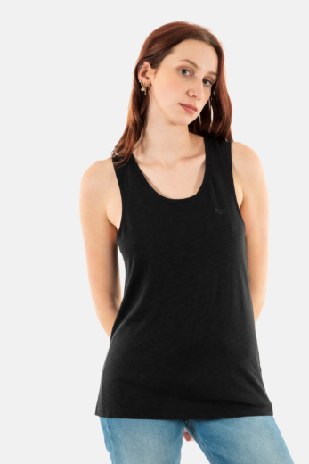 Débardeurs superdry scoop neck tank 02a black