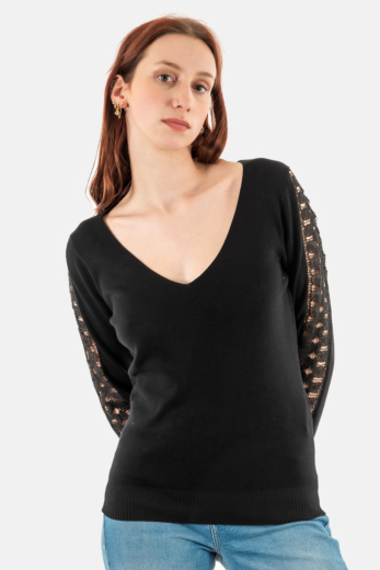 Pull léger morgan 241-miela noir