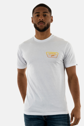 Tee shirt vans full patch d1d1 white/copper ta