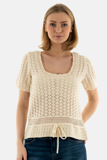 Pull léger la petite etoile mayla ecru