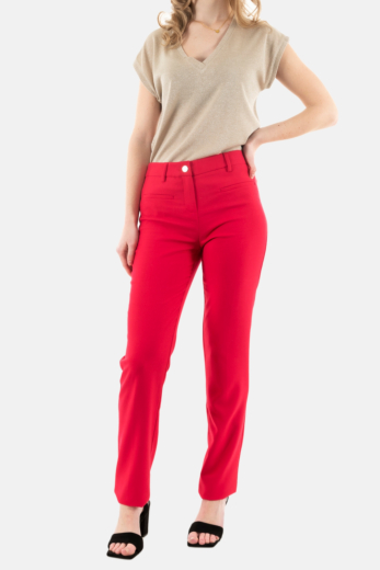 Pantalons morgan 241-pbery.f rouge