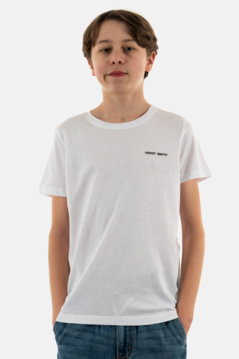 Tee shirts manches courtes teddy smith nark 202p2 blanc
