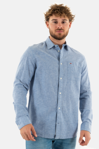 Chemise tommy jeans linen blend c6c charmed
