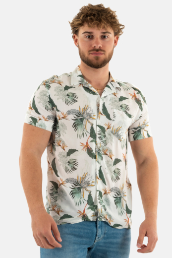 Chemise manches courtes schott rivera off white paradise