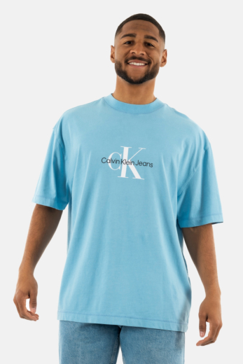 Tee shirt calvin klein jeans archival monologo cez dusk blue