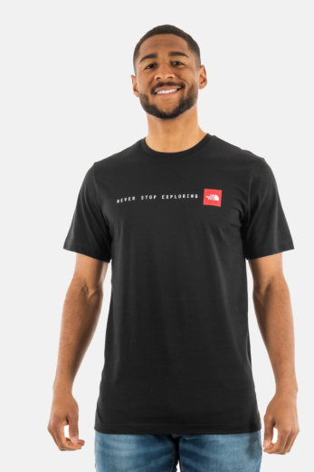 Tee shirt the north face men’s s/s never stop exploring tee jk31 black