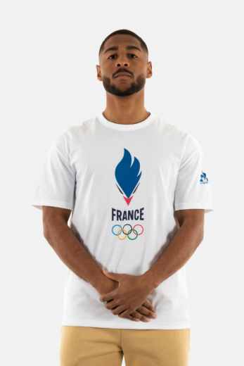 Tee shirt le coq sportif efro 24 optical white