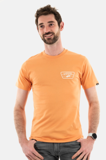 Tee shirt vans full patch d051 tan/whit