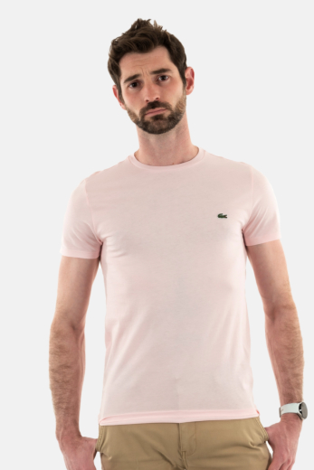 Tee shirt lacoste th6709 t03 flamant