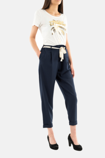 Pantalons please p0ja 2621 blu/bianco