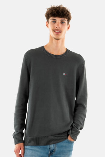 Pull leger tommy jeans slim essntls pub new charcoal