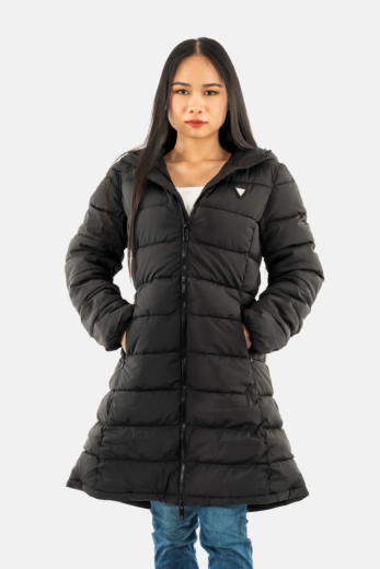 Doudounes guess jeans new aleta jblk jet black a996