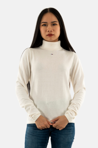 Sweat tommy jeans essential ybh ancient white