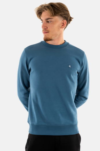 Sweat calvin klein jeans embro badge dbx blue coast