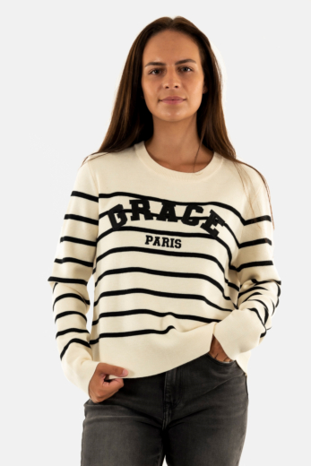Pull leger grace & mila nahia_22536 ecru