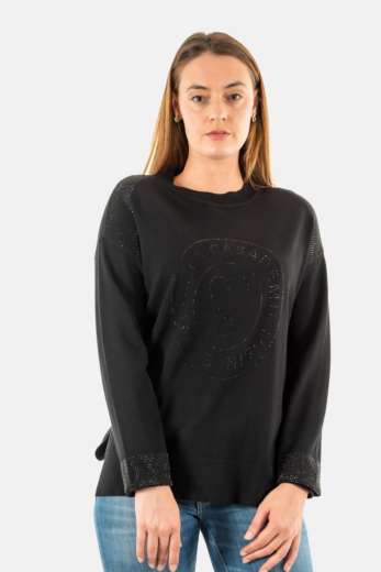 Pull hiver lola casademunt lf2411024 4nn negro-negro