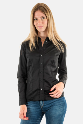 Chemisier guess jeans cate jblk jet black a996