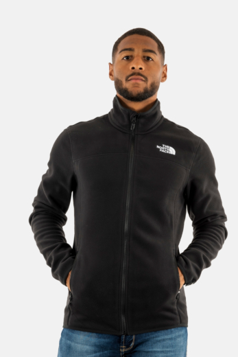 Gilets cardigans the north face 100 glac fz 4h01 black-npf