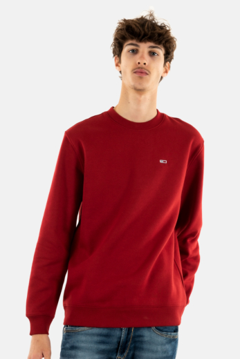 Sweat tommy jeans reg s flag crew xit regatta red