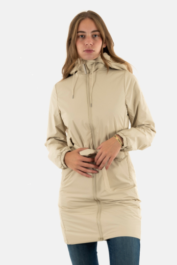 Blousons et vestes rains lohja long insulated curve 26 dune