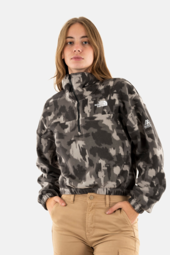Sweat the north face ma fleece print 7di1 monument grey p