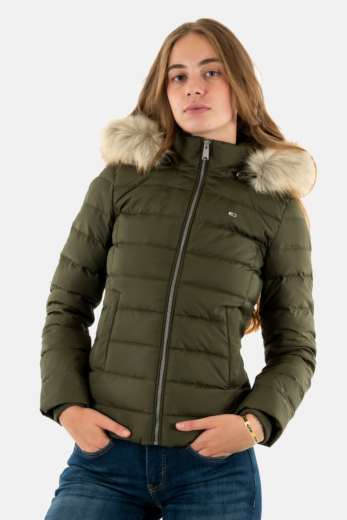 Doudounes tommy jeans basic m12 fatigue green