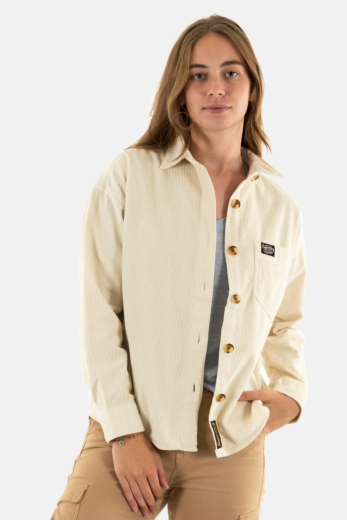Chemisier superdry chunky cord 9sh birch