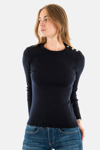 Pull hiver saint james marée ll u cc navy