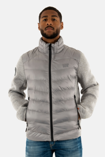 Doudounes superdry storm knit hybrid padded 07q grey marl