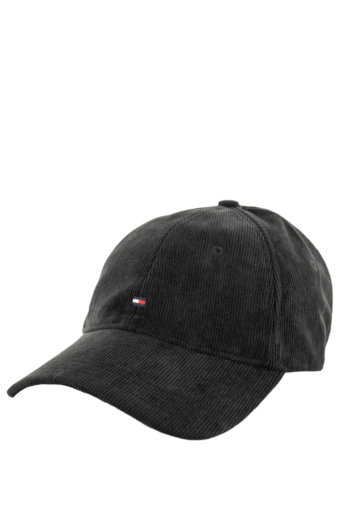 Casquettes tommy jeans flag corduroy sof bds black