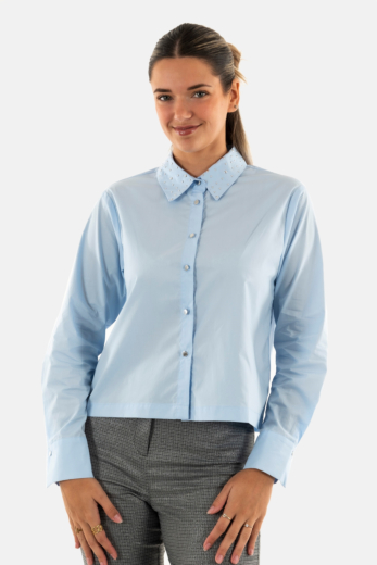 Chemisier morgan 242-cboxi bleu moyen